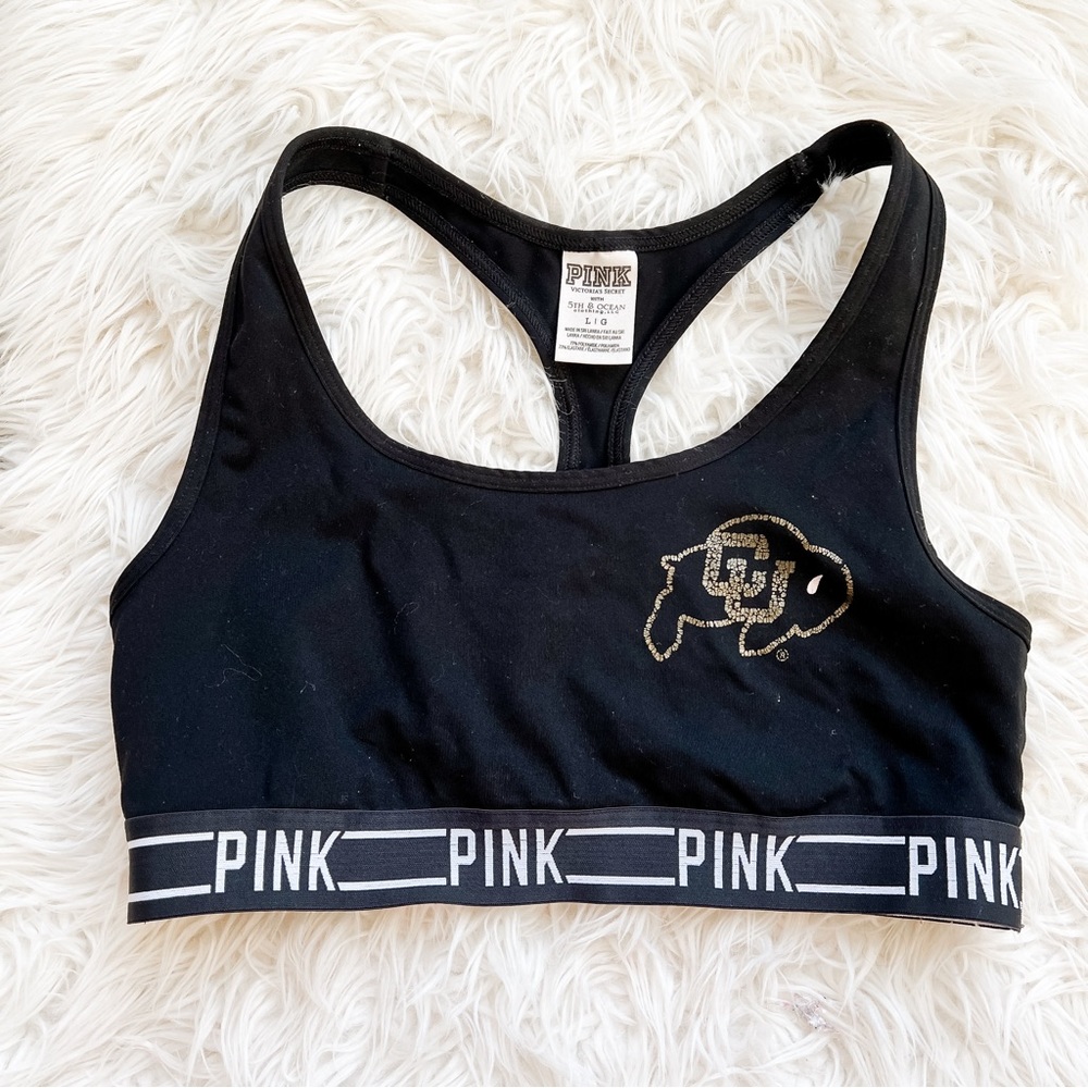 VS PINK | CU Buffaloes Sports Bra 💛🦬🖤